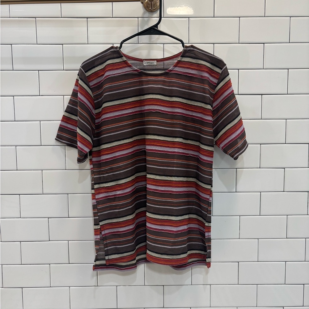 Vintage Striped Blouse